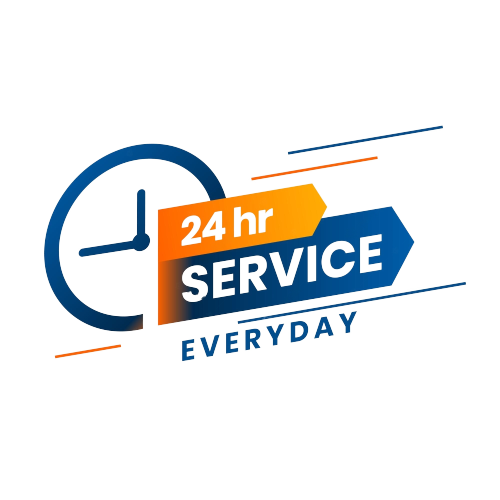 24 Hrs Everyday Service